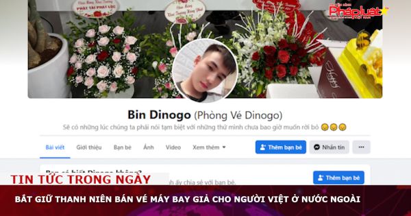 Bắt giữ thanh niên bán vé máy bay giả cho người Việt ở nước ngoài