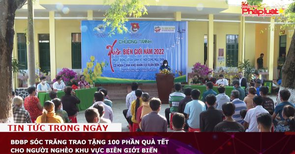 BĐBP Sóc Trăng trao tặng 100 phần quà Tết cho người nghèo khu vực biên giới biển