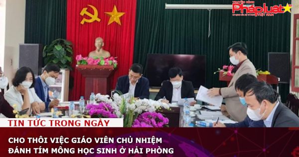 Cho thôi việc giáo viên chủ nhiệm đánh tím mông học sinh ở Hải Phòng