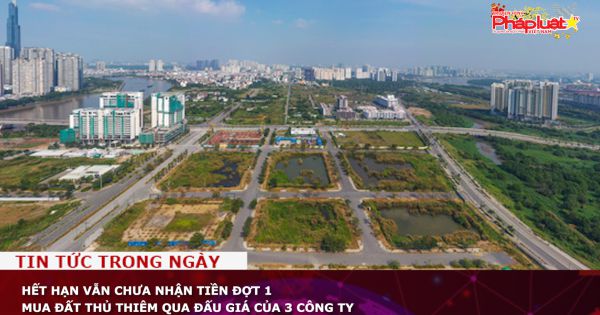 Hết hạn vẫn chưa nhận tiền đợt 1 mua đất Thủ Thiêm qua đấu giá của 3 công ty