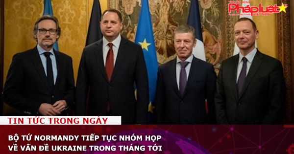 Bộ tứ Normandy tiếp tục nhóm họp về vấn đề Ukraine trong tháng tới