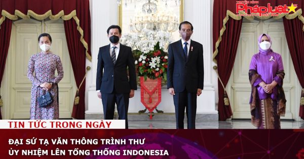 Đại sứ Tạ Văn Thông trình thư ủy nhiệm lên Tổng thống Indonesia