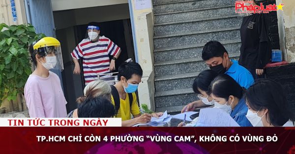 TP.HCM chỉ còn 4 phường “vùng cam”, không có vùng đỏ