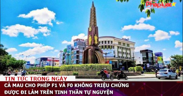 Cà Mau cho phép F1 và F0 không triệu chứng được đi làm trên tinh thần tự nguyện