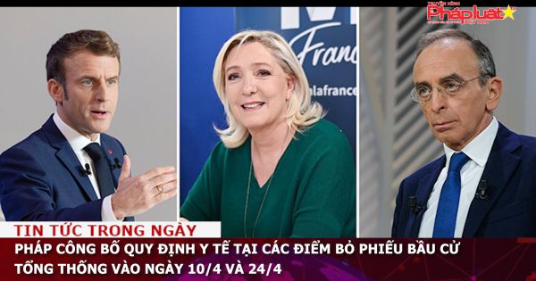 Pháp công bố quy định y tế tại các điểm bỏ phiếu bầu cử tổng thống vào ngày 10/4 và 24/4