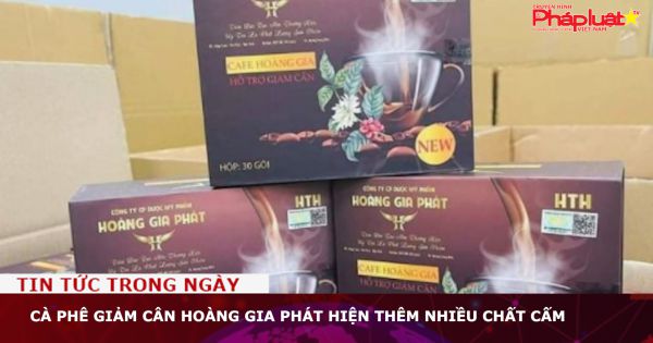 Cà phê giảm cân Hoàng Gia phát hiện thêm nhiều chất cấm