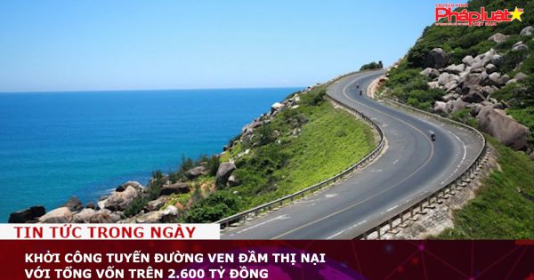 Khởi công tuyến đường ven đầm Thị Nại với tổng vốn trên 2.600 tỷ đồng