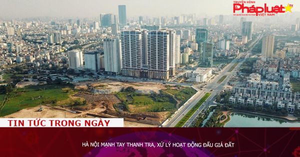 Hà Nội mạnh tay thanh tra, xử lý hoạt động đấu giá đất