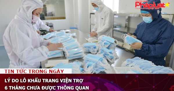 Lý do lô khẩu trang viện trợ 6 tháng chưa được thông quan