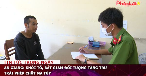 An Giang: Khởi tố, bắt giam đối tượng tàng trữ trái phép chất ma túy