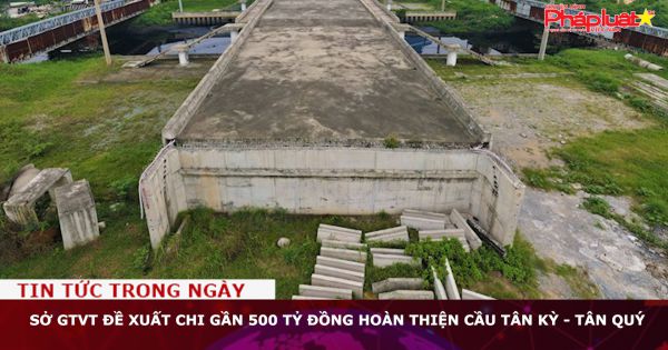 Sở GTVT đề xuất chi gần 500 tỷ đồng hoàn thiện cầu Tân Kỳ - Tân Quý