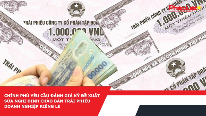 Chính phủ yêu cầu đánh giá kỹ đề xuất sửa Nghị định chào bán trái phiếu doanh nghiệp riêng lẻ