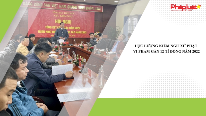 Lực lượng Kiểm ngư xử phạt vi phạm gần 12 tỉ đồng năm 2022