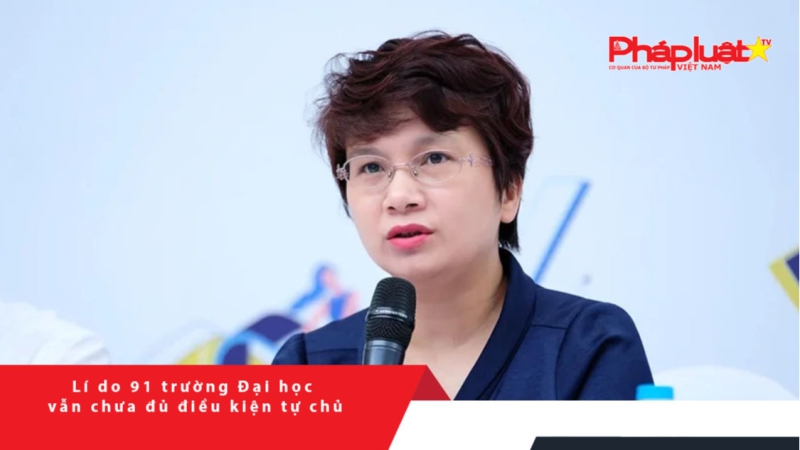 Lí do 91 trường Đại học vẫn chưa đủ điều kiện tự chủ