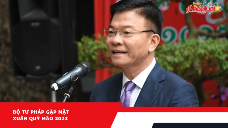 Bộ Tư pháp gặp mặt Xuân Quý Mão 2023