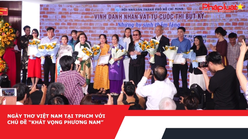 Ngày thơ Việt Nam tại TPHCM với chủ đề “Khát vọng phương Nam”