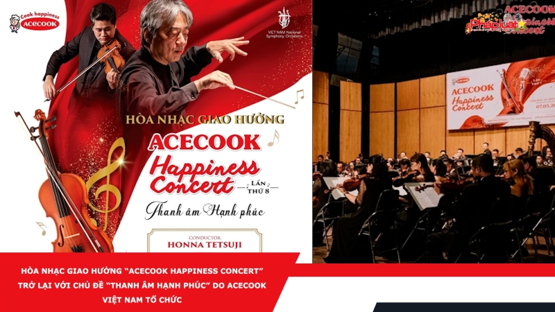 Hòa nhạc giao hưởng “Acecook Happiness Concert” trở lại với chủ đề “Thanh âm hạnh phúc” do Acecook Việt Nam tổ chức