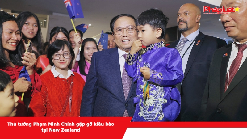 Thủ tướng Phạm Minh Chính gặp gỡ kiều bào tại New Zealand