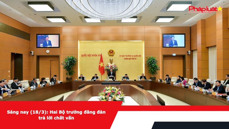 Sáng nay (18/3): Hai Bộ trưởng đăng đàn trả lời chất vấn