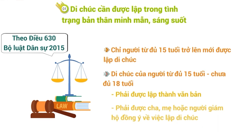 Góc nhìn pháp lý: Điều kiện để di chúc có hiệu lực pháp luật